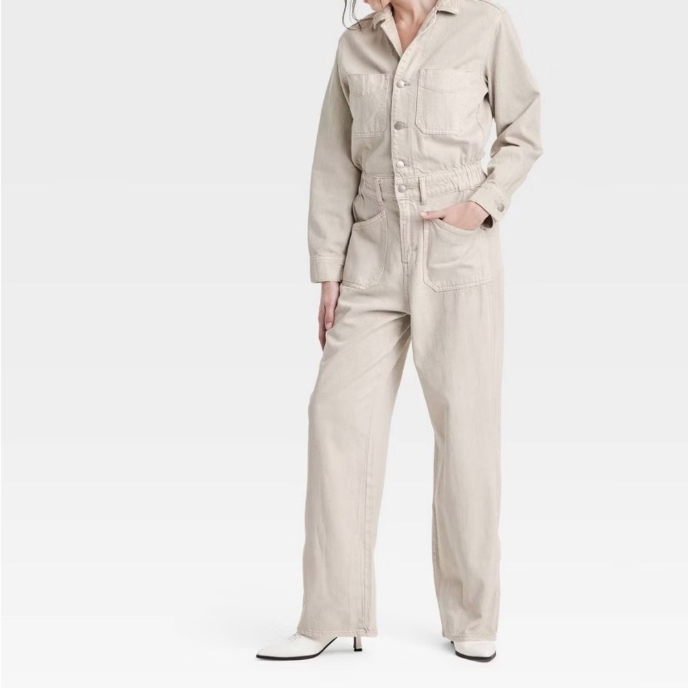 Universal Thread Denim Baggy Jumpsuit - Picture 1 of 7